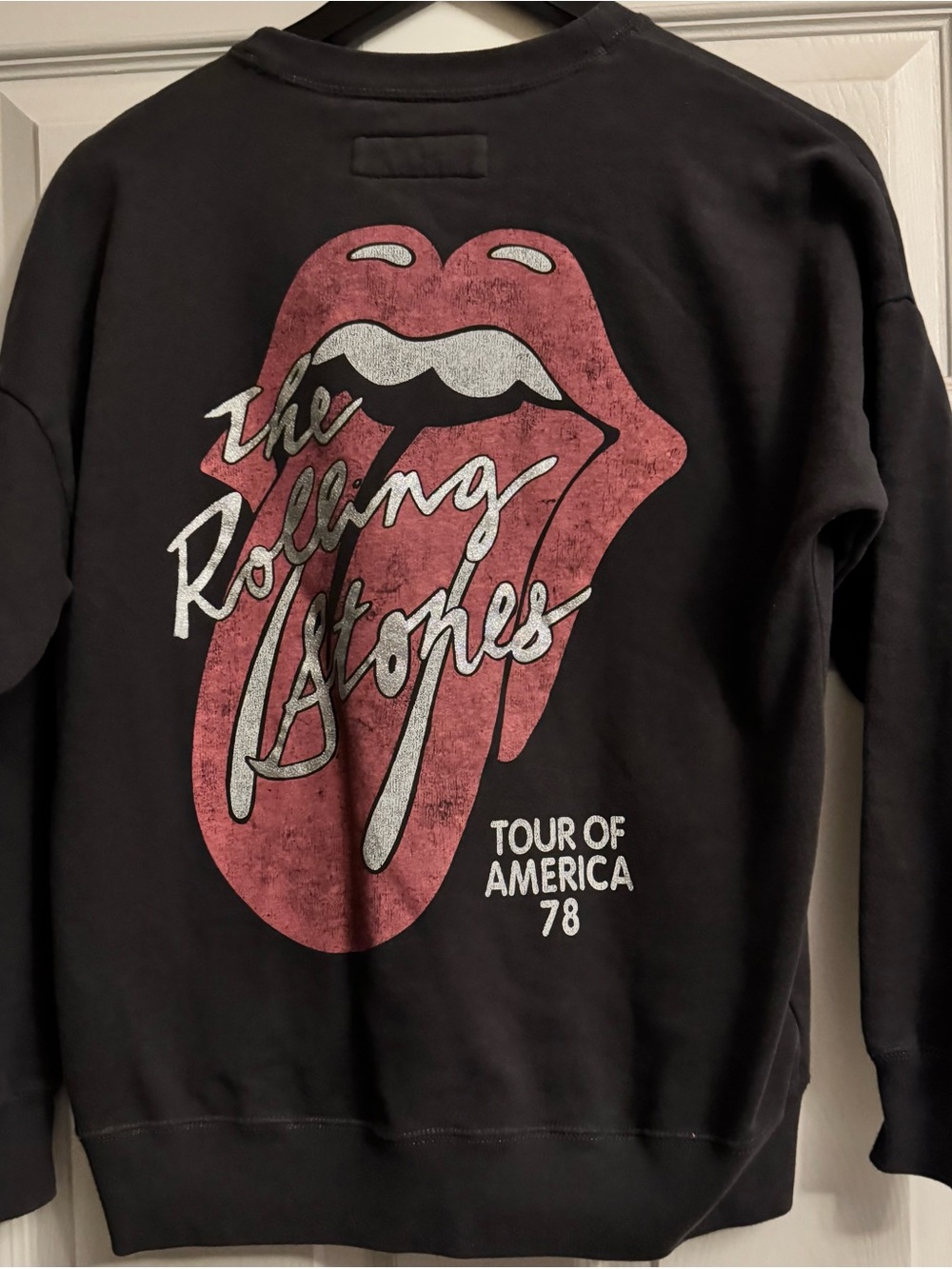 The Rolling Stones Tour Sweatshirt - Black with Graphic